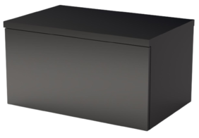 PVC МЕБЕЛ ЗА БАНЯ С ПЛОТ COMO BLACK 75